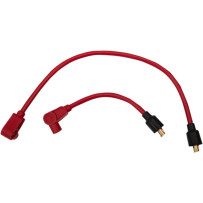 Custom-Fit Spark Plug Wire Kit — 8 mm, 16" , Red