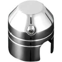 Clutch Cable Ferrule/Banjo Bolt Cover — Chrome