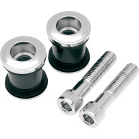 Flush Handlebar Riser Bushing Kit — 1/2\"-13 thread, Chrome