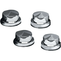 Headbolt Covers — 4 pack, chrome