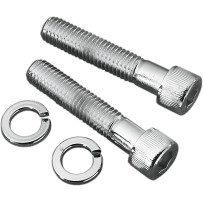 Custom Handlebar and Riser Mounting Bolts — 1/2-20 thread, 2.75 in length, Chrome
