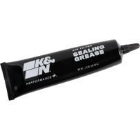 Replacement High-Flow Air Filter — 64 mm height, 117 mm inside diameter, Red