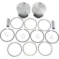 High-Performance Piston Kit — 3.5055" piston, 1340 cc, 4-1/4" stroke