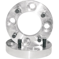 Wide Tracs ATV Wheel Spacer — 38.1 mm (1-1/2"), 4/144 bolt pattern, Silver