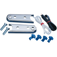 Turn Signal Relocation Kit — Rear, Chrome