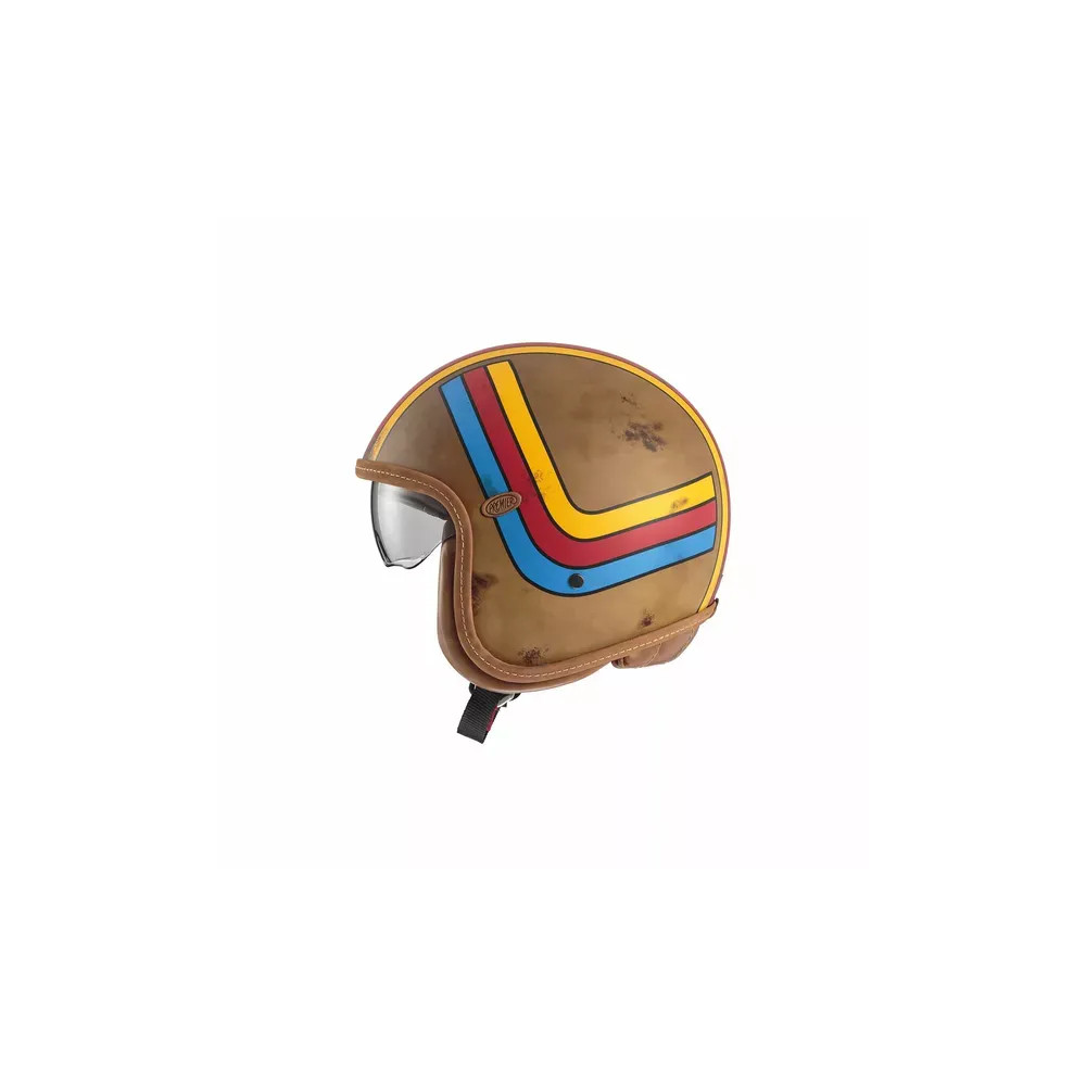 Vintage Platinum Edition Helmet — XL, Brown, Matte