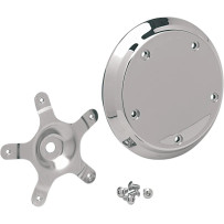Five-Bolt Domed Air Cleaner Insert — Chrome