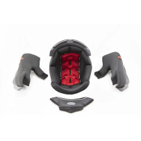 Devil Helmet Liner — M, Gray/Red