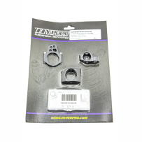 Steering Damper Mounting Kits — Black, Pair